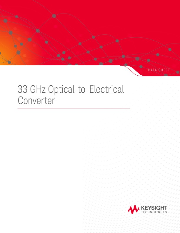 N7004A/N7005A Optical-to-Electrical Converter for Infiniium